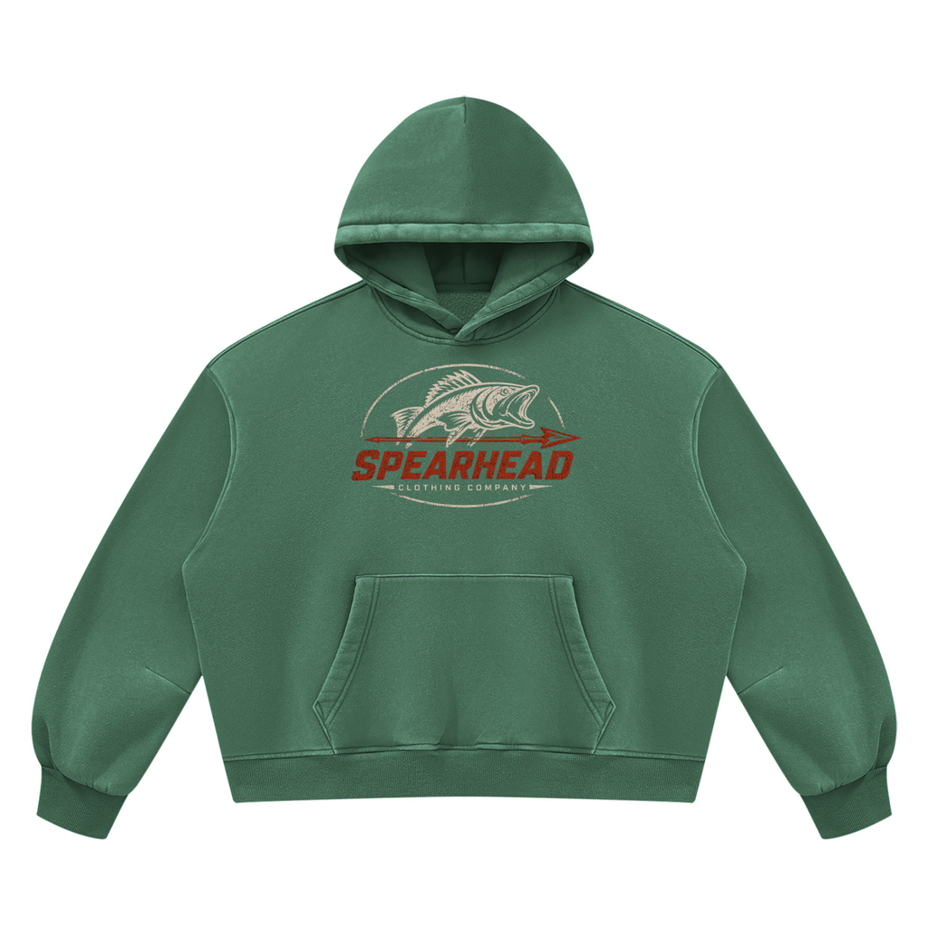 Vintage Wash Boxy Fleece Hoodie