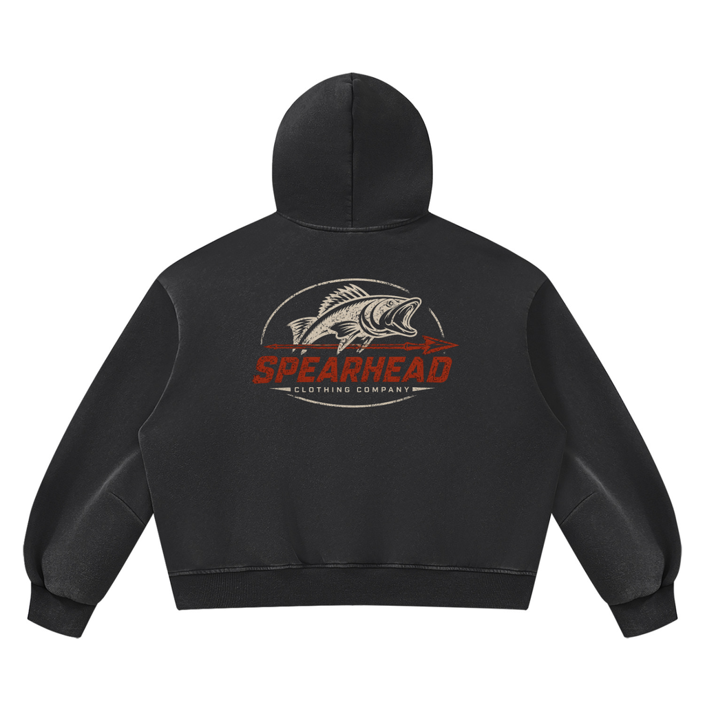 Vintage Wash Boxy Fleece Hoodie