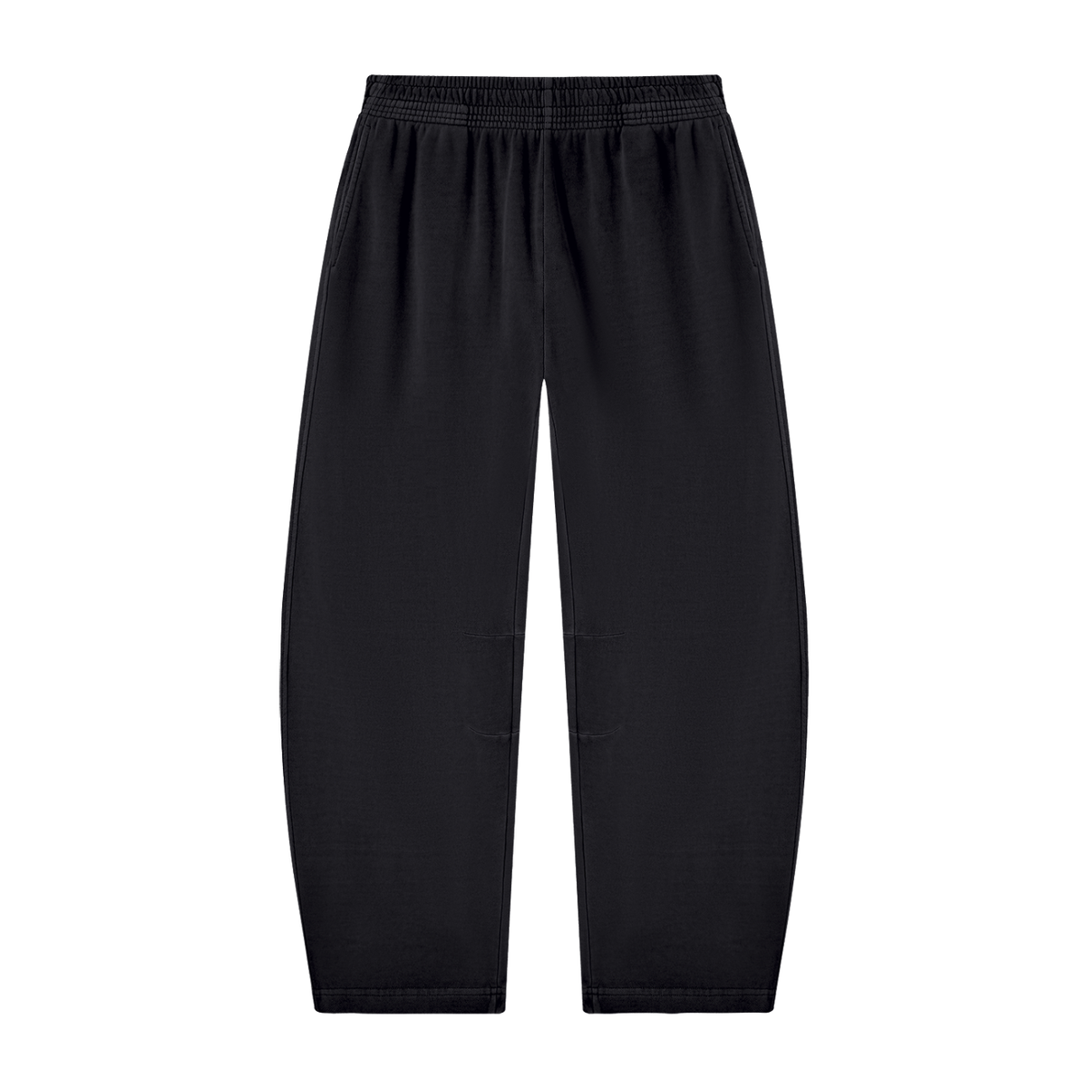 Mens Vintage Washed Barrel Leg Sweatpants