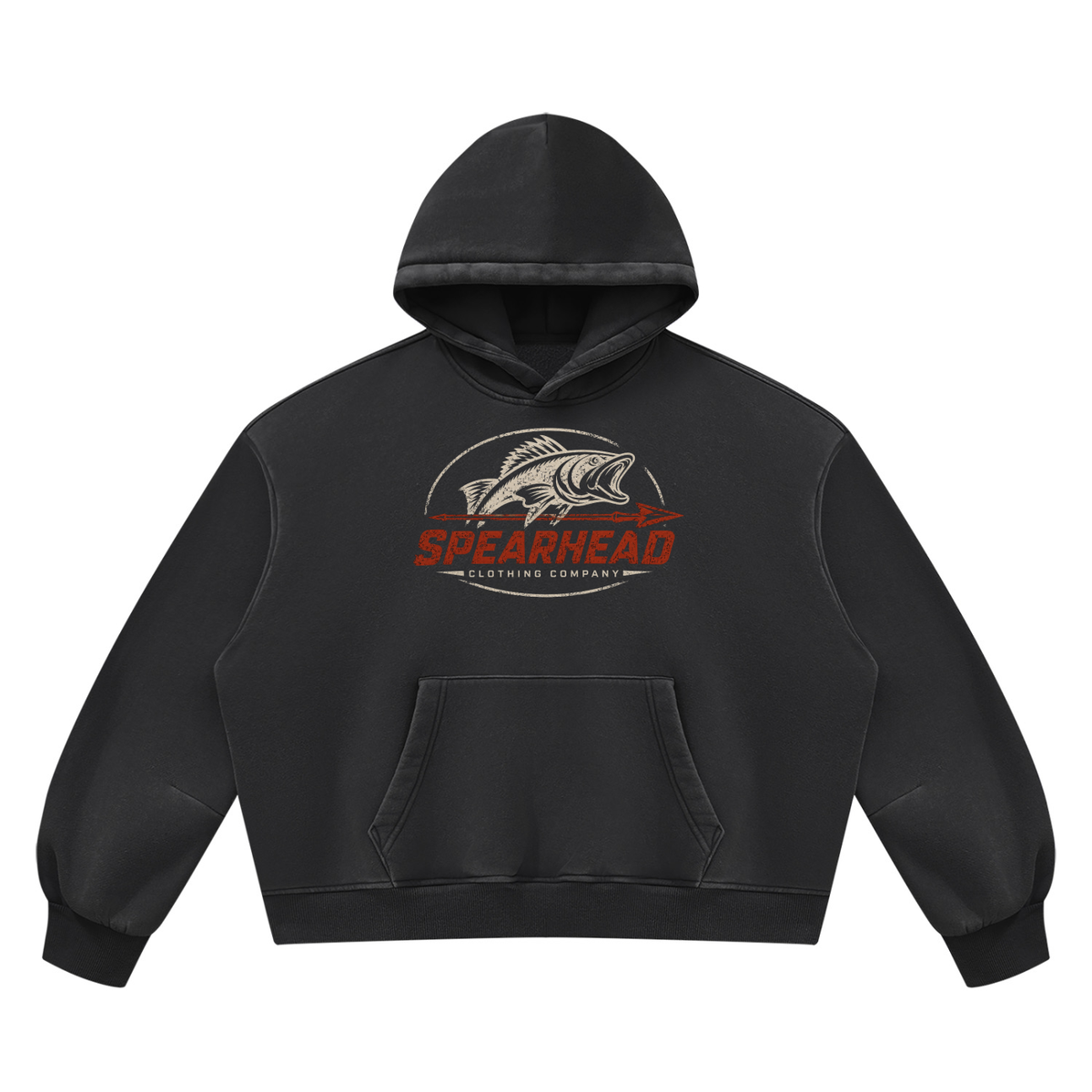 Vintage Wash Boxy Fleece Hoodie