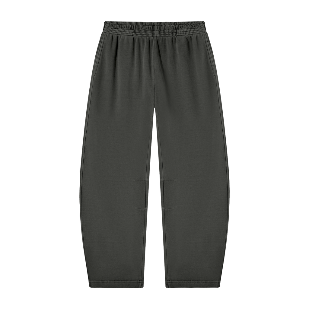 Mens Vintage Washed Barrel Leg Sweatpants