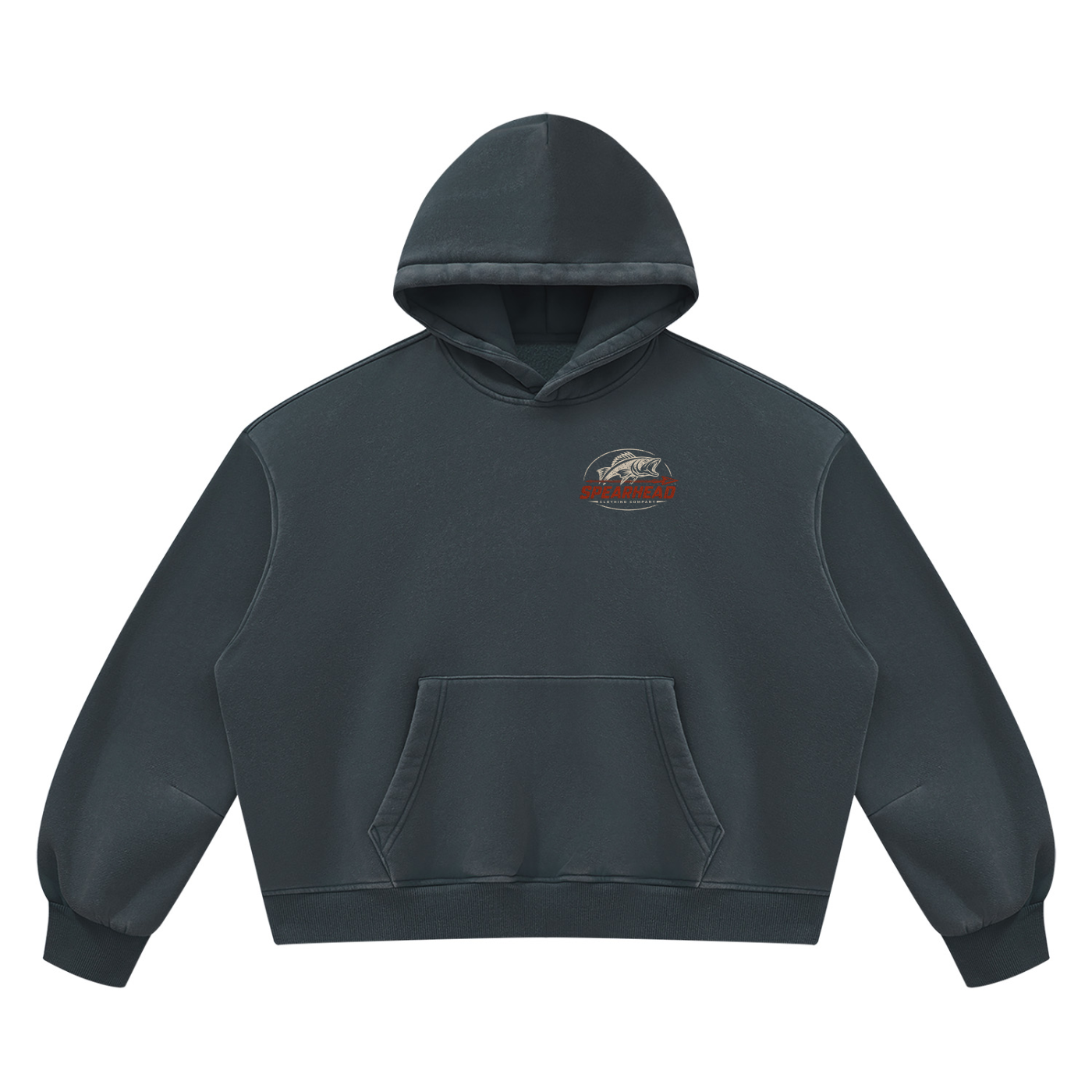 Vintage Wash Boxy Fleece Hoodie