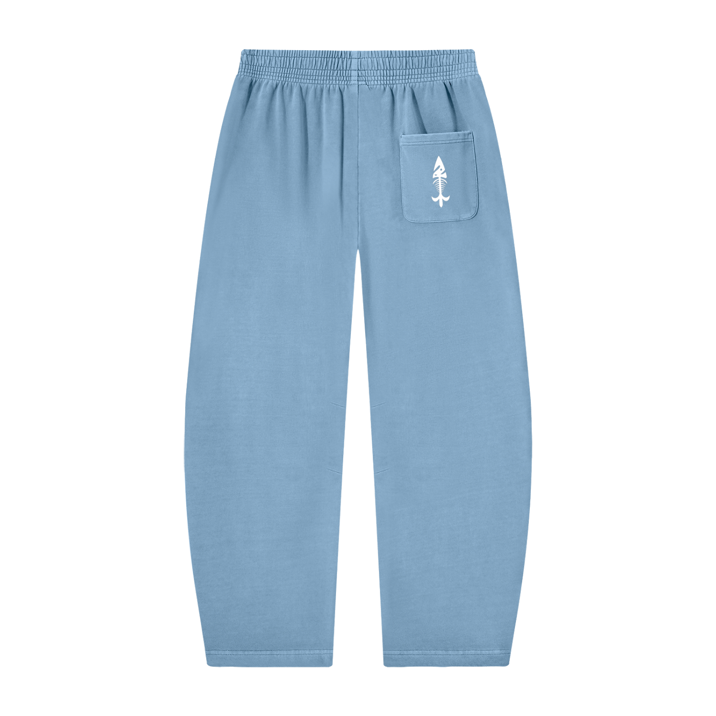 Mens Vintage Washed Barrel Leg Sweatpants
