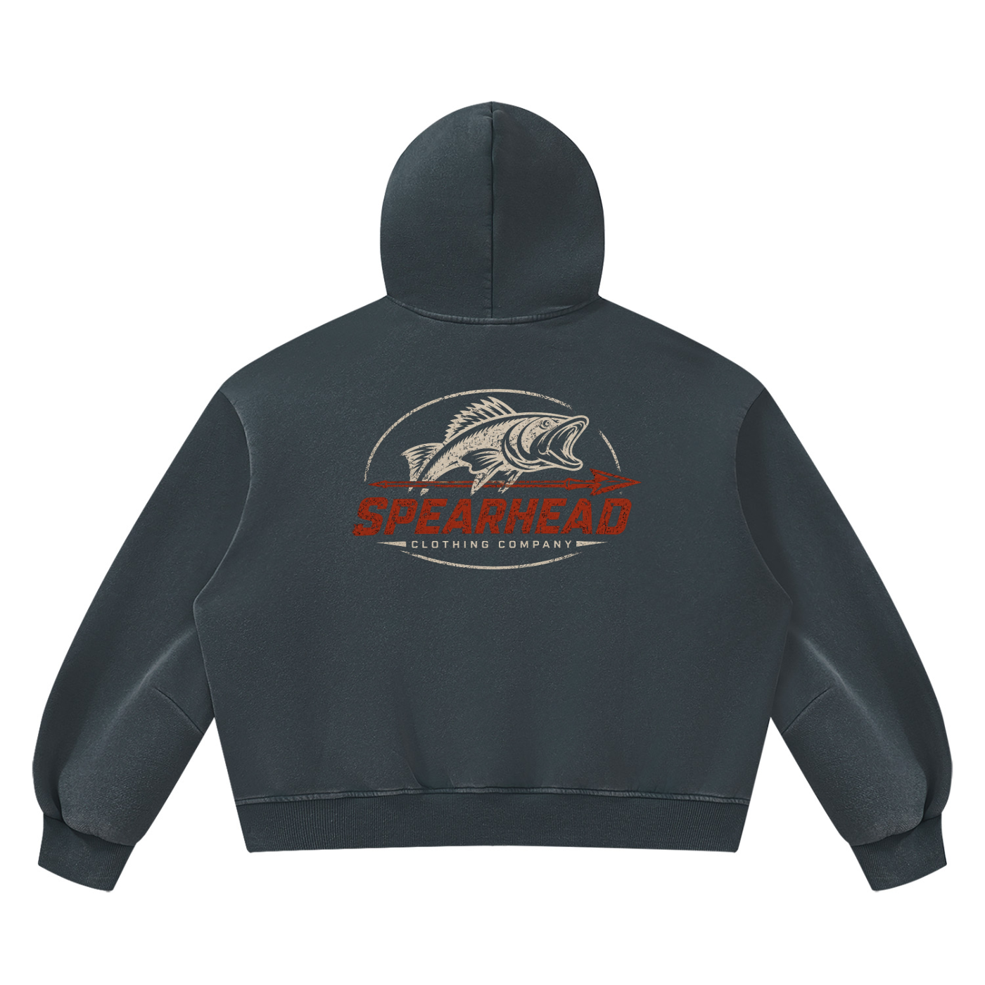 Vintage Wash Boxy Fleece Hoodie