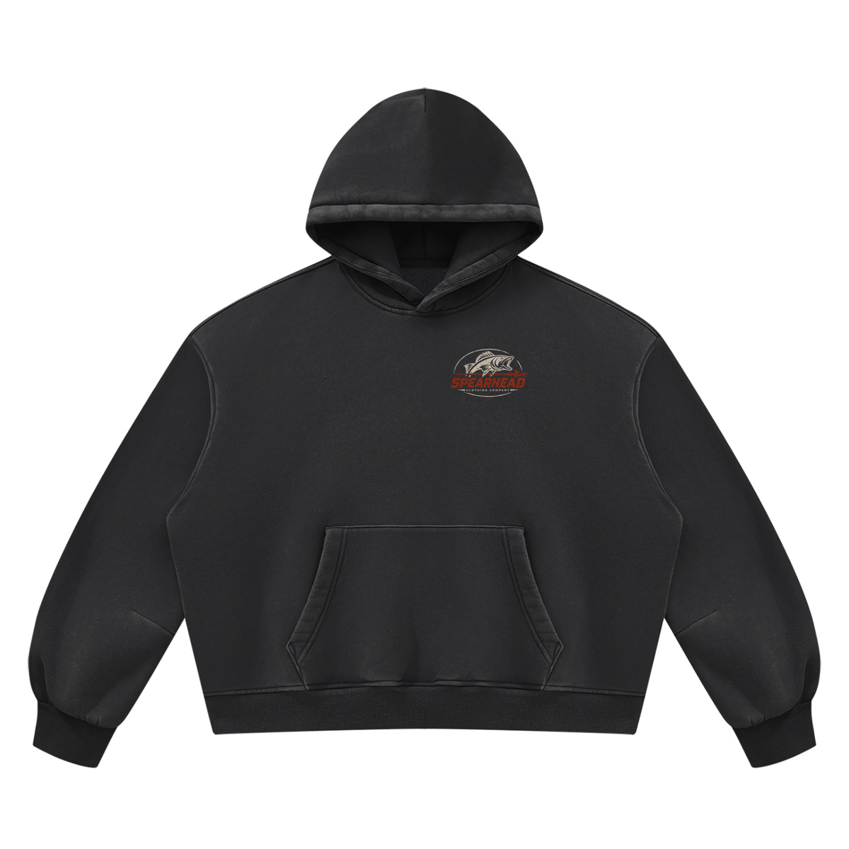 Vintage Wash Boxy Fleece Hoodie