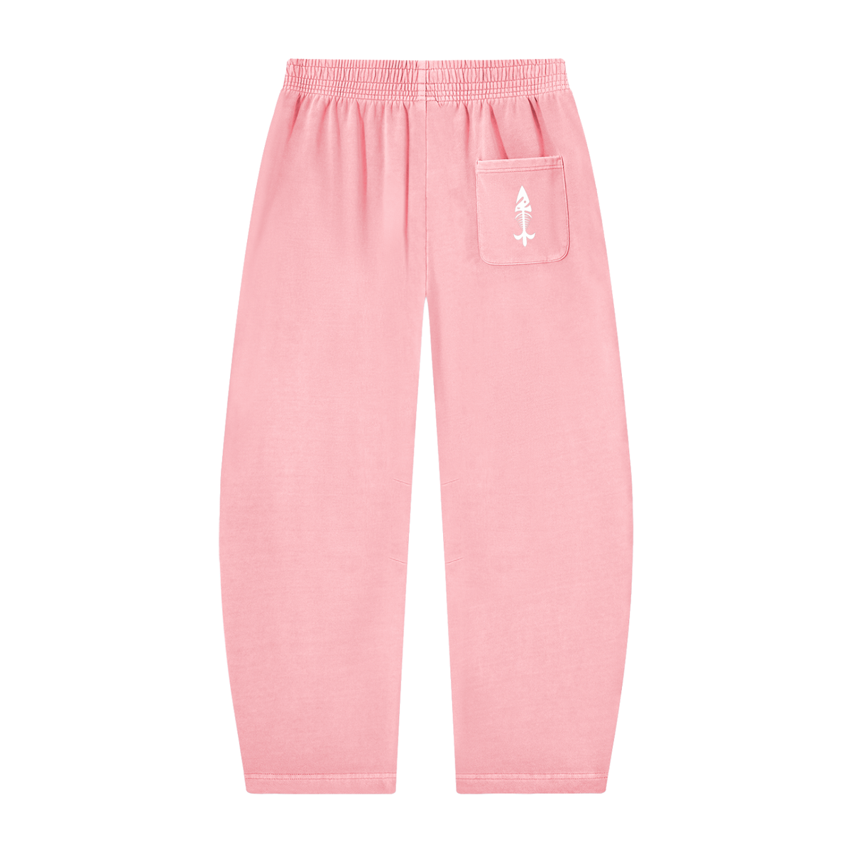 Mens Vintage Washed Barrel Leg Sweatpants