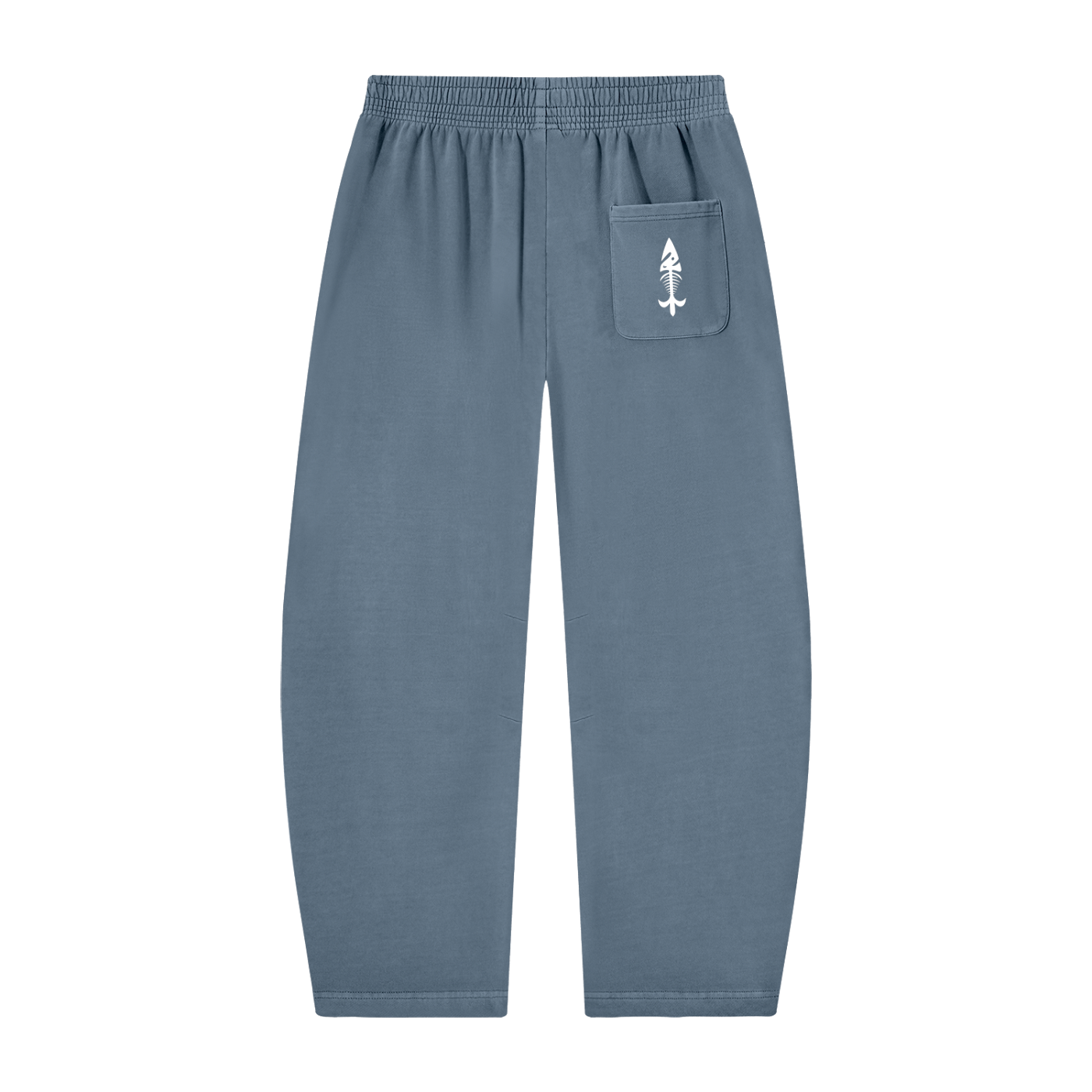 Mens Vintage Washed Barrel Leg Sweatpants