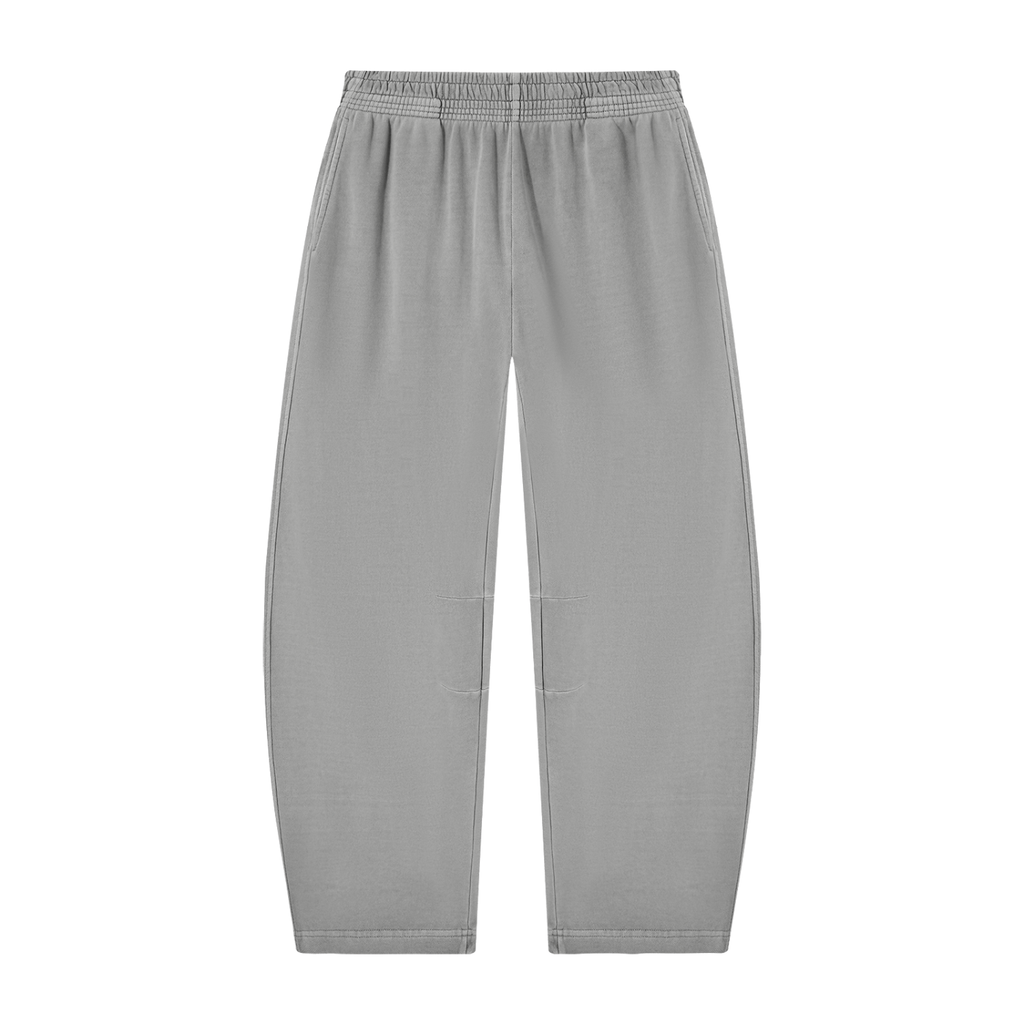 Mens Vintage Washed Barrel Leg Sweatpants