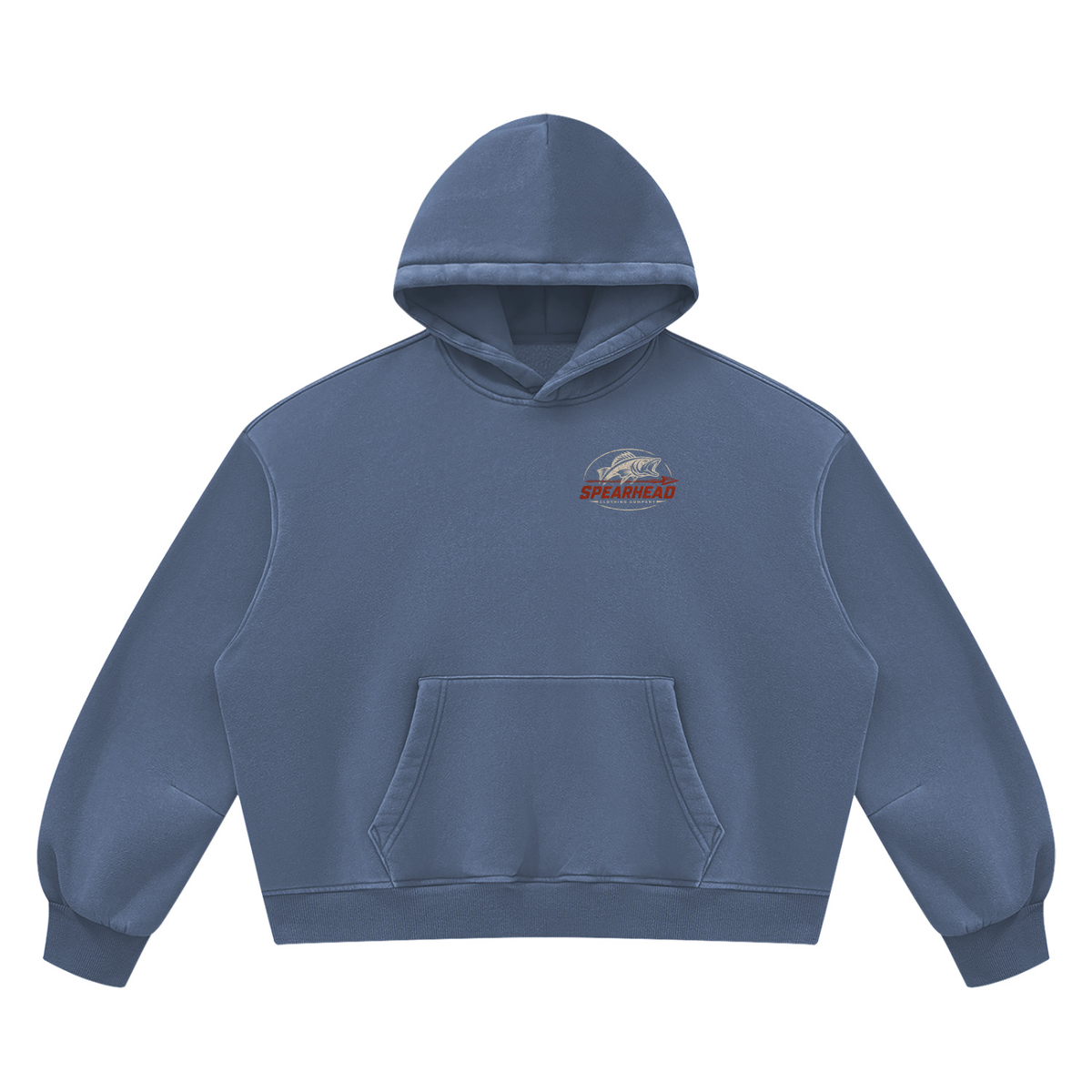 Vintage Wash Boxy Fleece Hoodie